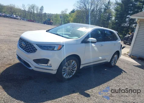 2020 Ford Edge Titanium z USA, uszkodzony, nr VIN 2FMPK4K99LBB59058